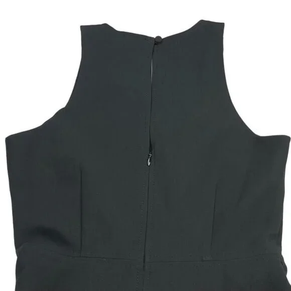 NWT BANANA REPUBLIC Stretch Racerback Fit-and-Flare Sz 0 Black - Picture 7 of 7